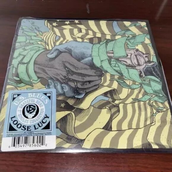 Grateful Dead 7" Vinyl ~ U.S. Blues/Loose Lucy ~ Numb/Ltd Ed Color ~ New/Sealed! - Picture 2 of 2